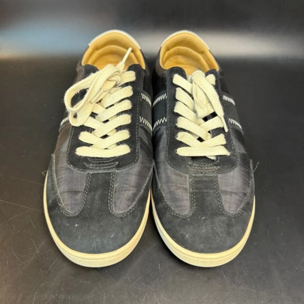 Revitalign Siesta Black Suede Nylon Fashion Sneaker‎ Women Size 9B